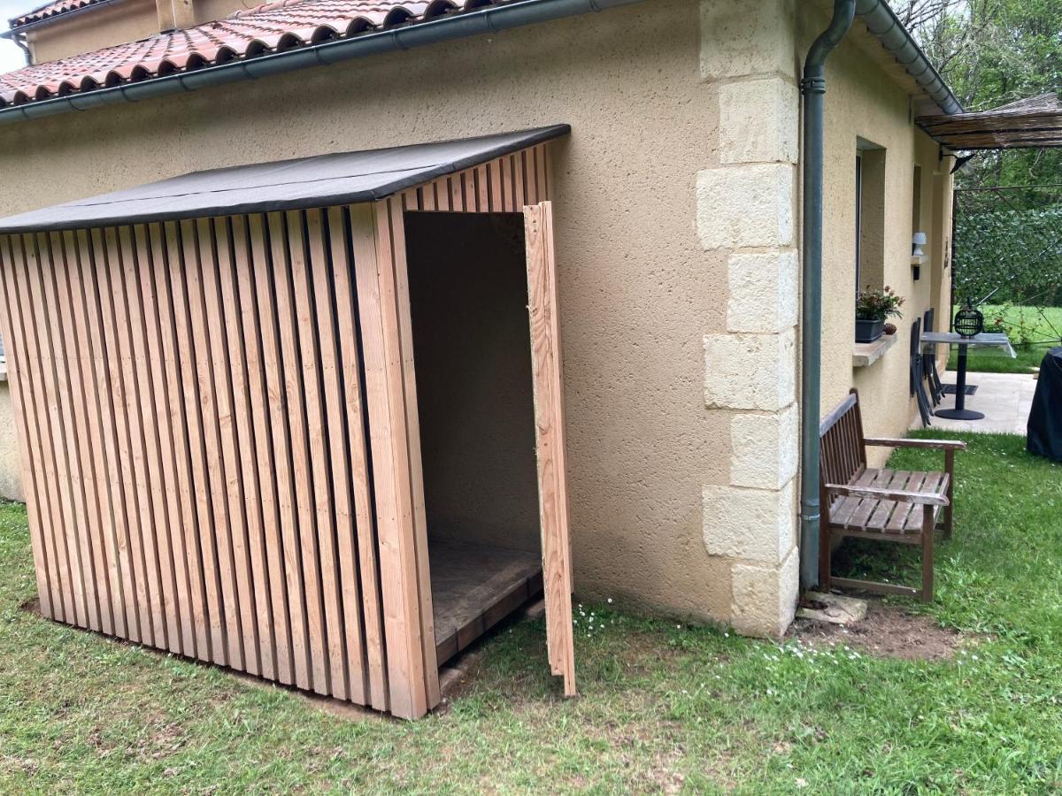 Gite Des Combes Blanches Avec Piscine Frayssinet-le-Gelat Exterior photo
